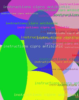 Instructions cipro antibiotic
